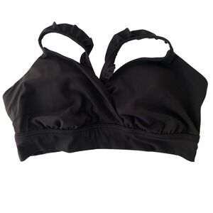 OFFLINE by Aerie Real Me Extra Stretch Medium‎ Support Woven Move On Top EUC